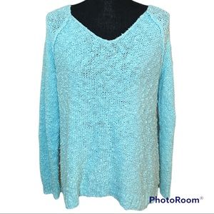 Sonoma Blue Popcorn Style Sweater